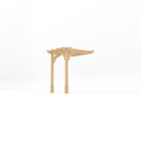 Wall Mounted Premium Pergola | Timber | Heavyweight Section | Multiple Sizes