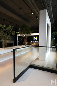 MB Glass Balustrade by Roma Verandas - balustrade showroom