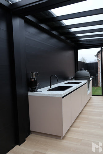 MB Glass Side Wall by Roma Verandas - garden room inside sliding glass doors screens