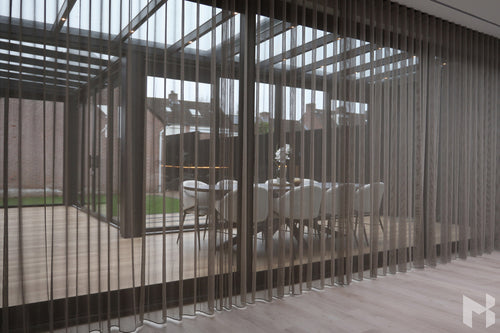 MB Glass Sliding Walls by Roma Verandas - garden room inside sliding glass doors screens