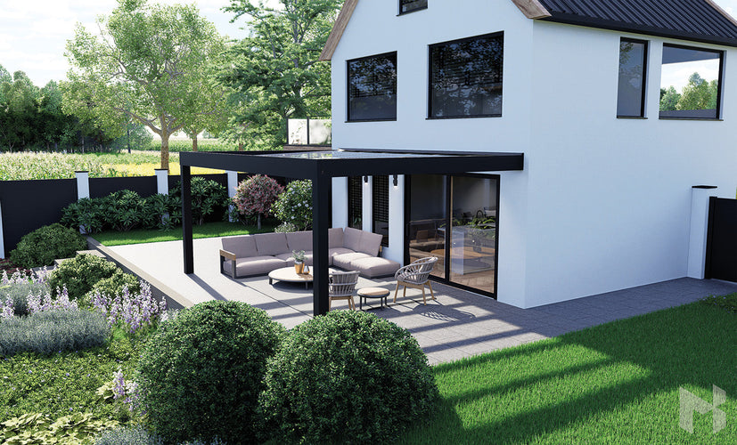 MB Aluminium Fencing by Roma Verandas - right fencing existing pillars