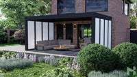 MB Polycarbonate Side Wall by Roma Verandas - fixed wall system polycarbonate