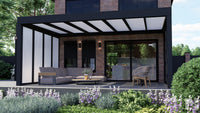 MB Polycarbonate Side Wall by Roma Verandas - fixed wall system polycarbonate