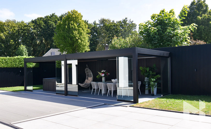 MB Advanced by Roma Verandas - garden room glass sliding glass walls outside