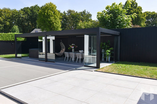 MB Advanced by Roma Verandas - garden room glass sliding glass walls outside