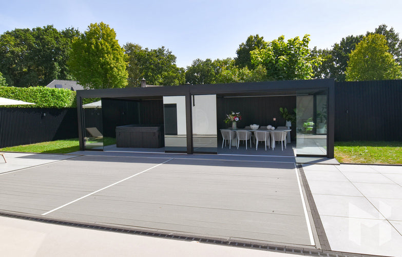 MB Advanced by Roma Verandas - garden room glass sliding glass walls outside