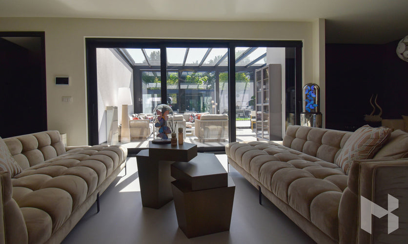 MB Glass Sliding Walls by Roma Verandas - glass sliding glass doors closed garden room