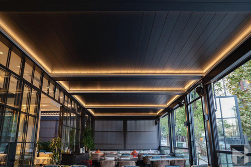 MB Prime by Roma Verandas - louvred roof