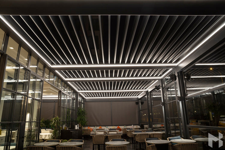 MB Prime by Roma Verandas - louvred roof