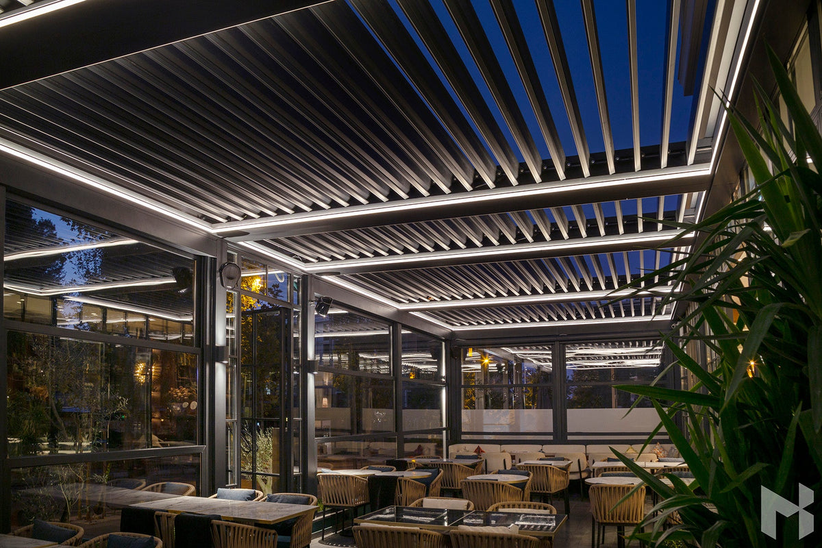 MB Prime by Roma Verandas - louvred roof