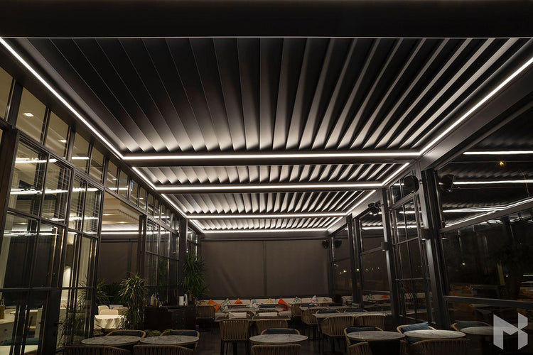 MB Prime by Roma Verandas - louvred roof