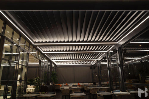 MB Prime by Roma Verandas - louvred roof