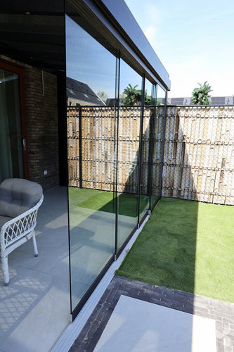 MB Sliding Doors by Roma Verandas - sliding glass doors sun shading aluminium side wall