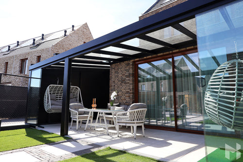 MB Sliding Doors by Roma Verandas - sliding glass doors sun shading aluminium side wall