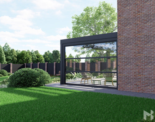 MB Guillotine Glass System by Roma Verandas - vertical sliding window