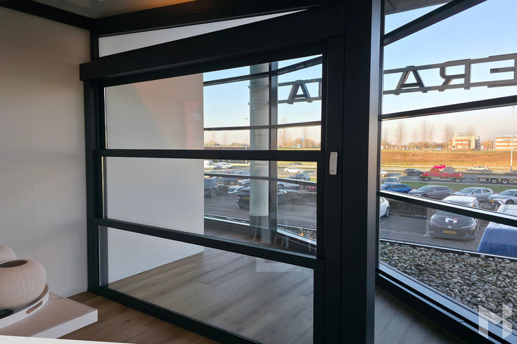 MB Guillotine Glass System by Roma Verandas - vertical sliding window