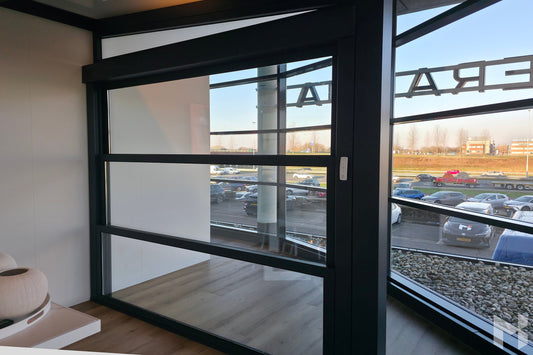 MB Guillotine Glass System by Roma Verandas - vertical sliding window