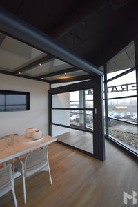 MB Guillotine Glass System by Roma Verandas - vertical sliding window