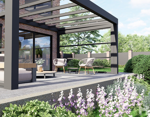 MB Guillotine Glass System by Roma Verandas - vertical sliding window