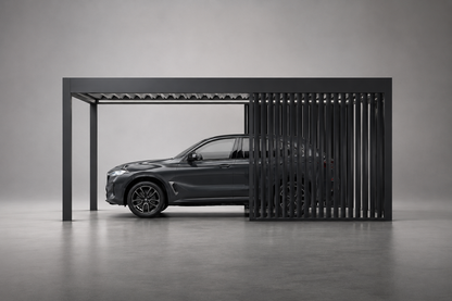 Aluminium Carport | The Riposo | Trapezoidal Roofing | Extra-Wide | Spans Up To 7m | Integrated LED
