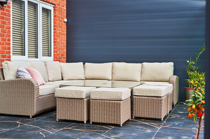 Nobile veranda in anthracite with outdoor sofa set positioned underneath