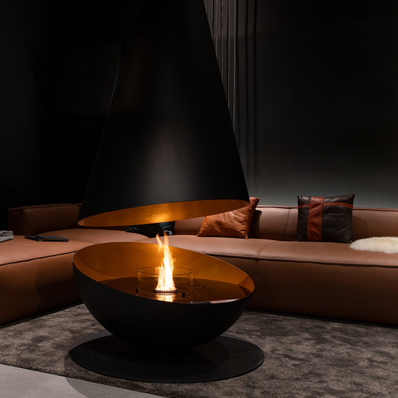 glammfire thales suspended fire product exterior view — view 2